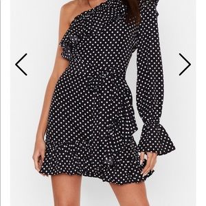 NASTY GAL OUR OPTIONS ARE OPEN MINI DRESS